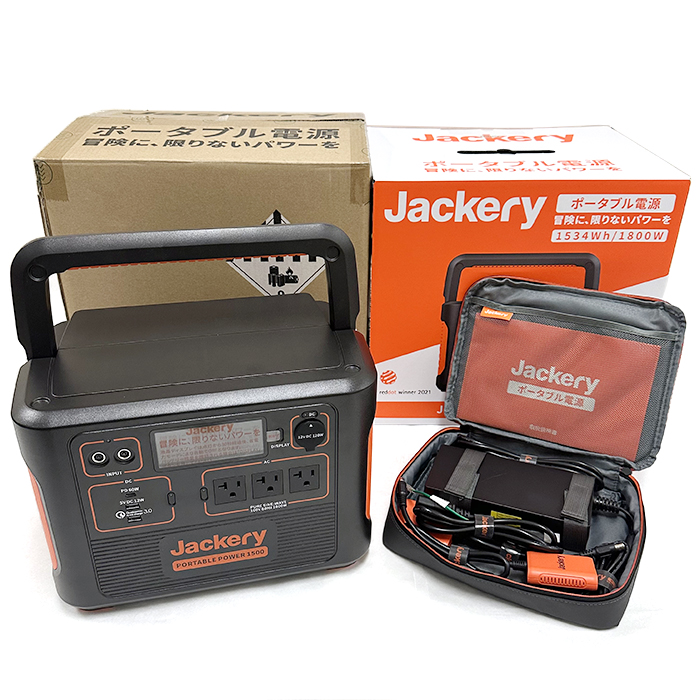 ジャクリ(Jackery) ポータブル電源 1500 PTB152 1534Wh/1800W キャンプ 非常用電源 未使用品