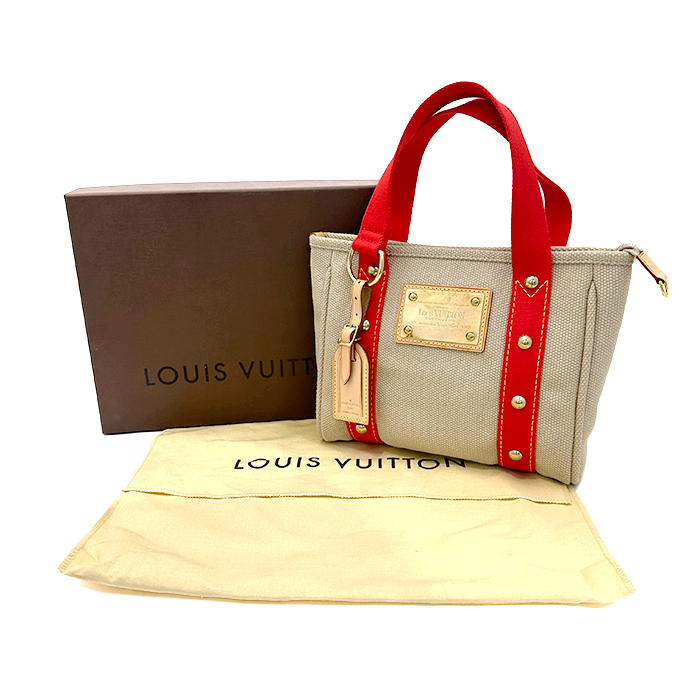 ルイヴィトン(Louis Vuitton) アンティグア カバPM M40038 箱・保存袋付き ベージュ